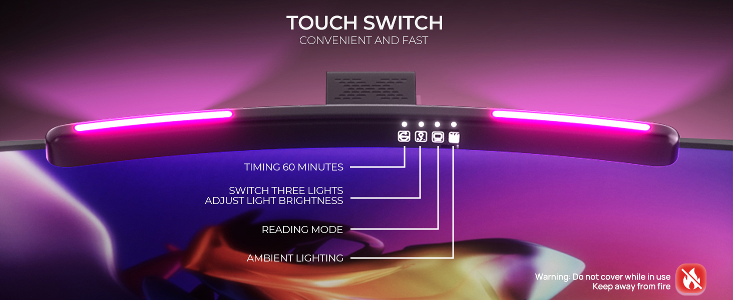 Curved Monitor Light Bar