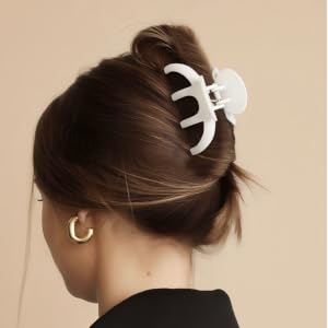 SMKSL 3.5 Inch Medium Hair Claw Clips for Girls