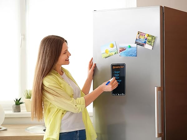 magnetic dry erase grocery shopping list