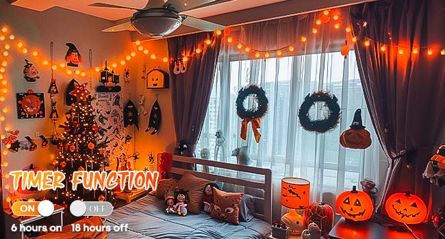 orange lights indoor