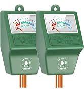Antonki 2 Pack Plant Water Meter, Soil Moisture Meter, Soil Tester Hygrometer Sensor, Soil Water ...
