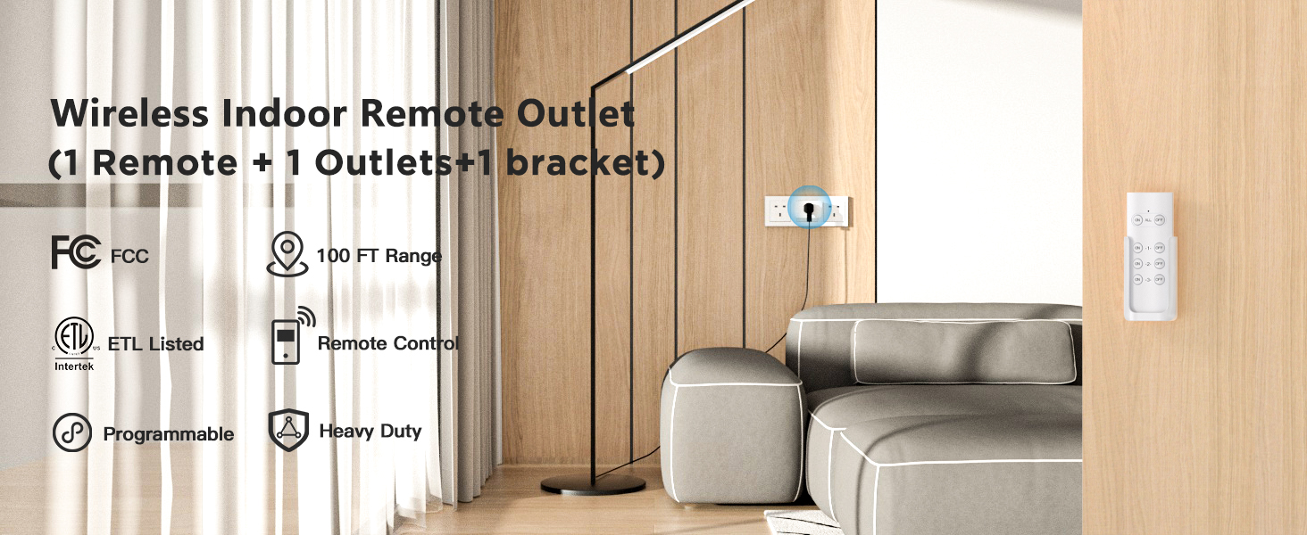 wireless remote outlet