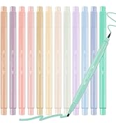 12 Pieces Bible Highlighters No Bleed Aesthetic Cute Highlighters Mild Assorted Colors Dual Tips ...