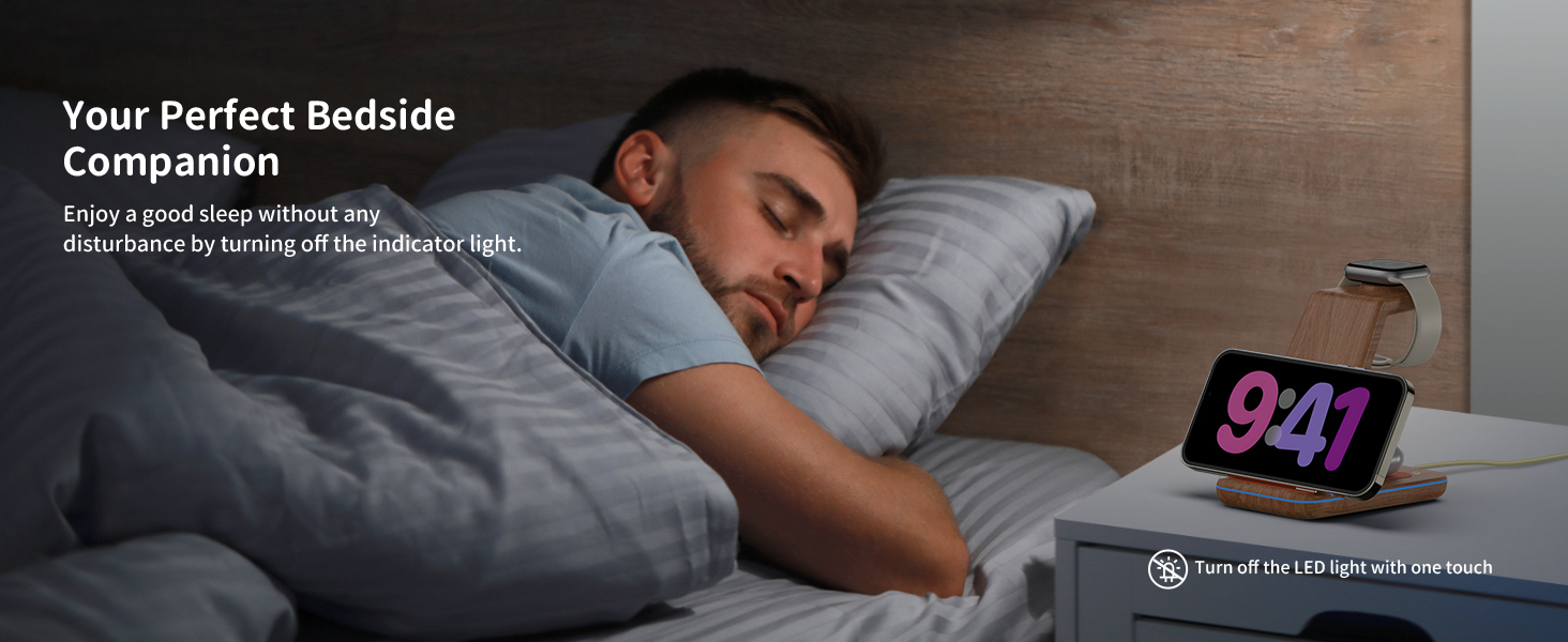 3 in 1 wireless charging station