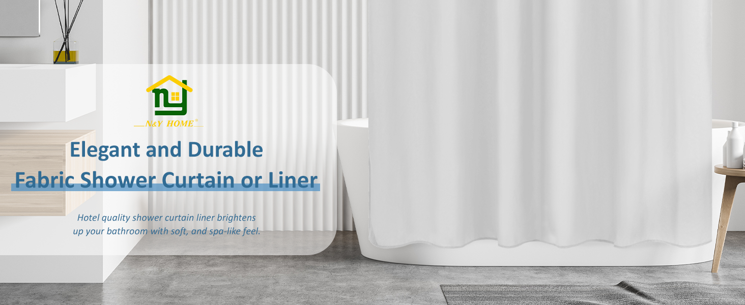 Fabric Shower Curtain or Liner