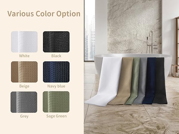 shower curtain and liner set