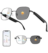 HAIXINDA AI Smart Glasses, Bluetooth Audio Glasses with Real-Time Translator (164 Languages), Fre...