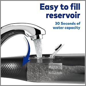 Easy to fill reservoir