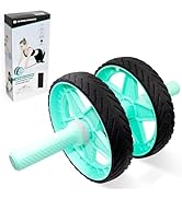 2025 New Double-Wheel Ab Roller for Core Training – Rebound Design with Adjustable Elastic Band, ...