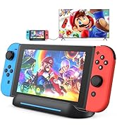 5 in 1 Switch Dock for Nintendo Switch 1& OLED TV Adapter Switch Docking Station with HDMI USB 3....