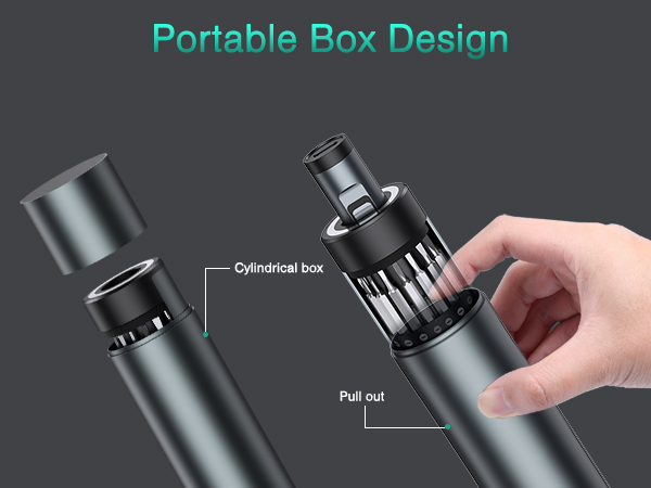 Electric Screwdriver Set, Precision Screwdriver Kit, Mini Electric Screwdriver