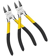 BOOSDEN Wire Cutters 2 Pack,6 inch Side Cutters, Flush Cutters, Ultra Sharp Precision Spring Load...