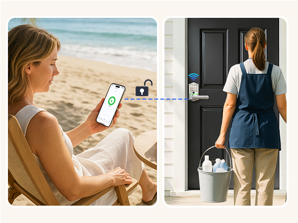 keyless entry door lock