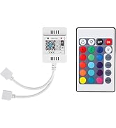 SUPERNIGHT RGB Controller, 2-Ports WiFi LED Controller works with Alexa/Google Assistant/IFTTT, C...