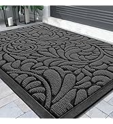 Yimobra Sturdy Door Mat, Heavy Duty Front Welcome Mats for Home Entrance Outdoor Indoor, Doormat ...