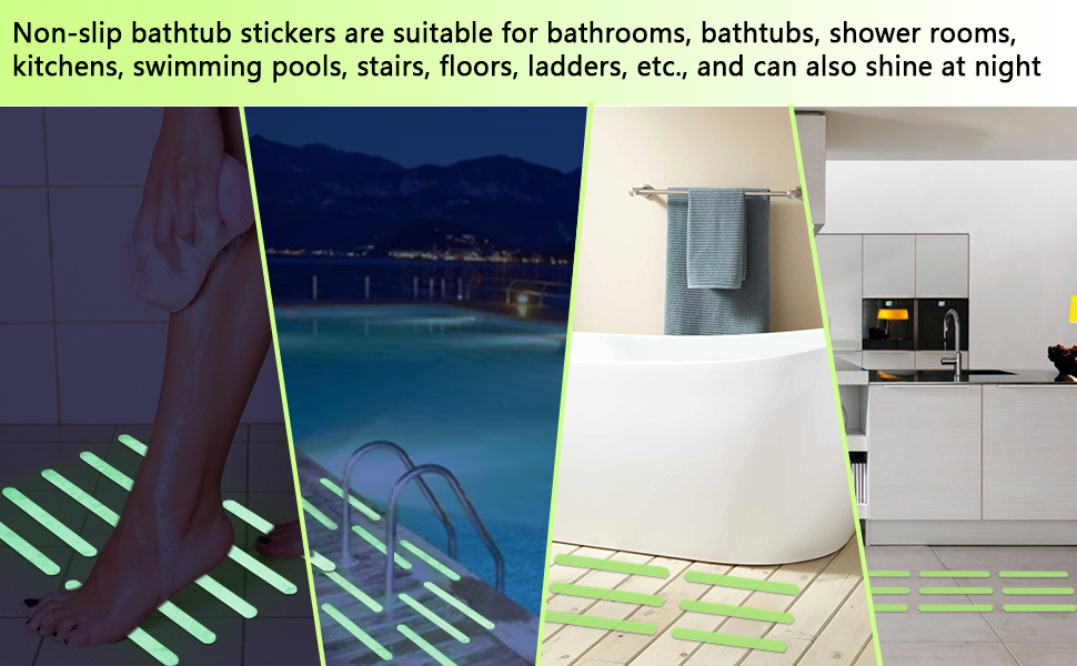 non slip bathtub stickers