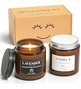 NORVENCE Scented Candles Gift Set, Stress Relief Candles for Home, Premium Soy Candle Set, Candle...