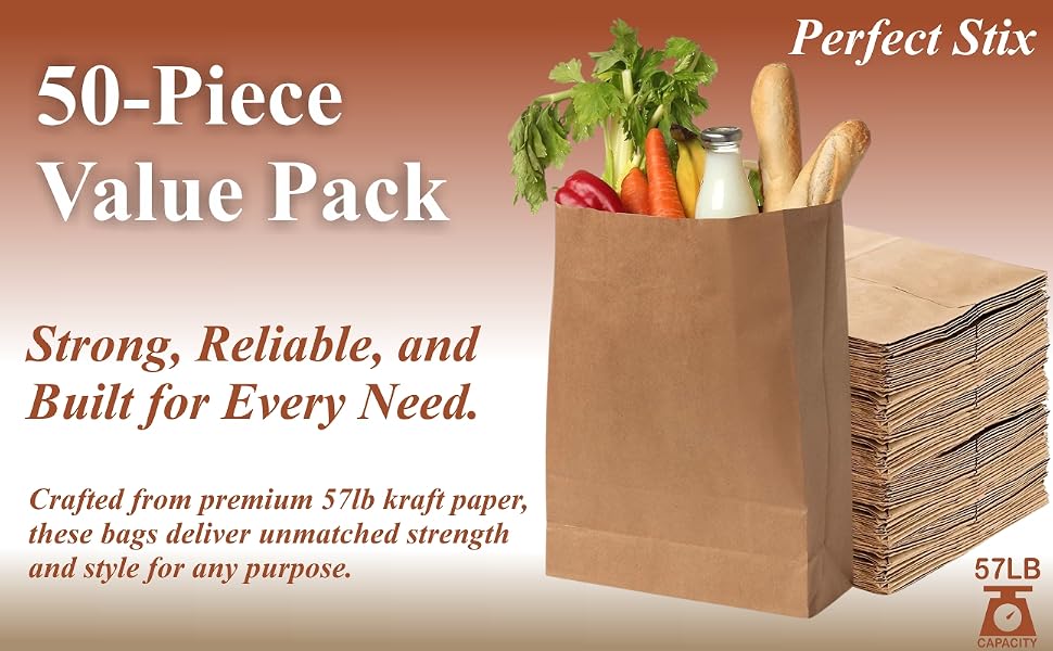 57lb Paper Shopping Bags