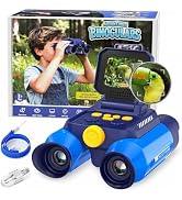 OAEBLLE Kids Binoculars with Night Vision Camera, 10X Zoom Digital Adventures Telescope with 2.4"...