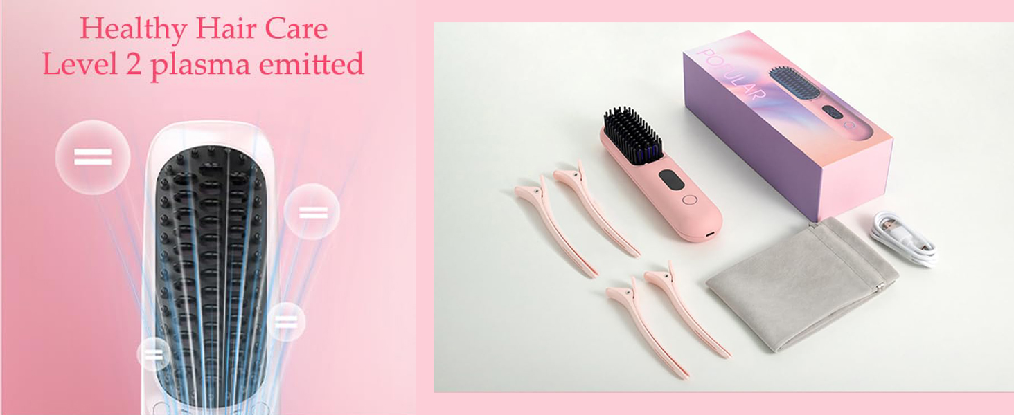 Porta Cordless Hair Straightener Brush