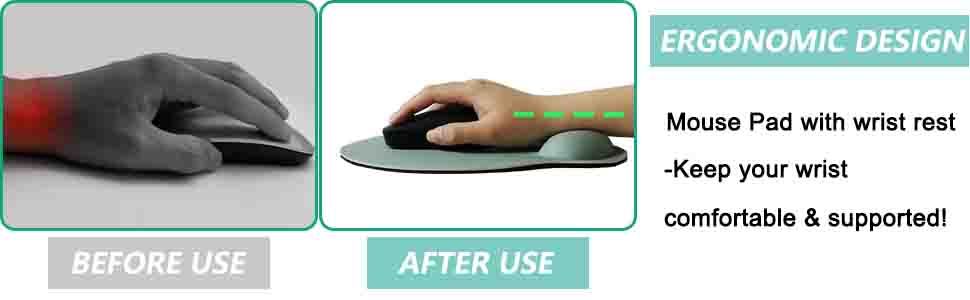 Mouse Pad with Wrist Support