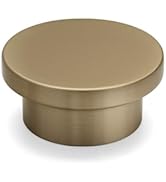 Goldenwarm 6 Pack Champagne Bronze Cabinet Knobs Round 1-5/8 Inch Cabinet Knob Zinc Alloy Dresser...