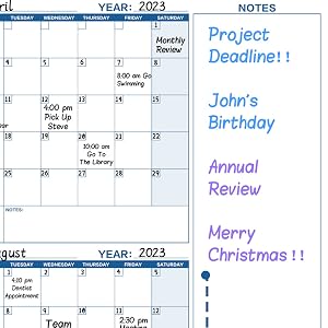 reusable calendar