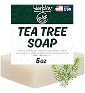 Tea Tree Soap – Natural Defense Tea Tree Oil Soap Bar for Face & Body – Remedy Soap Fights Acne, ...