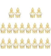Housoutil 10ml Essential Oil Glass Roller Bottle, 20PCS Refillable Vintage Perfume Bottles, Middl...