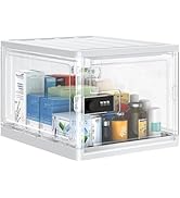 Uniclife Lockable Storage Box with Combination Lock 13 L Large Medicine Lock Box for Home Office ...