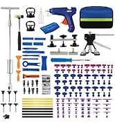 lootaan Paintless Dent Repair Kit, 154PCS Dent Puller kit,Dent Removal Tools with Metal Dent Lift...