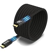 CHENLENIC 16.5FT USB C Cable 3.2 Gen 2X2 20Gbps, 5M Type C 4K@60Hz UHD Video 5A/100W PD3.0 Fast C...
