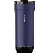 Vsitoo S5 Self Heating Travel Mug 16oz, Rechargeable Coffee Mug with Car Charger Kit, AI Auto-Sen...