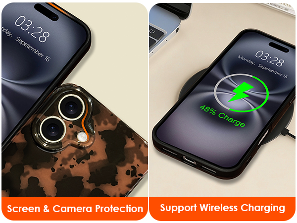 Screen & Camera Protection and Support Wireless Charging