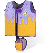 Mambobaby Kids Swim Vest Built-in Detachable Buoyancy Boards Toddler Swim Jacket Toddler Floaties...