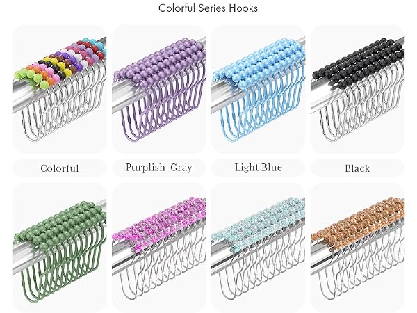 shower curtain hooks
