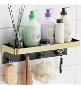 Lewono Shower Caddy Adhesive, Shower Shelve for Inside Shower, Bathroom Organizers and Storage fo...