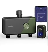 Diivoo WiFi Sprinkler Timer 3 Zone, Smart Water Hose Timer Compatible with Alexa and Google, Remo...