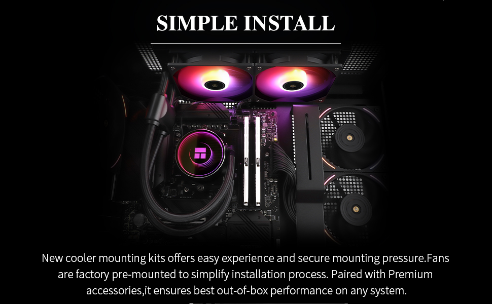 frozen notte 240 black argb v2 cpu cooler