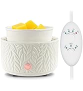 Wax Melt Warmer with Timer- 3-in-1 Wax Melter Burner, Fragrance Warmer for Scented Candles, Tarts...