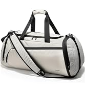 LUGGEX Gym Duffle Bag for Women Men, TDX01 Expandable Sports Gym Bag with Shoe Compartment, Wet P...