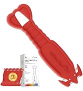 Safety Utility Cutter of Recessed Concealed Stainless Steel Blade, Stainless Steel Package Opener...