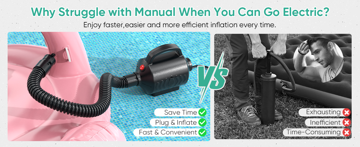 inflatables air pump