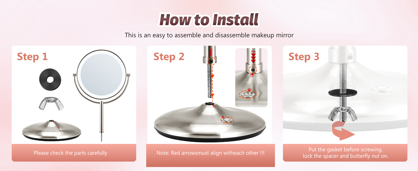 Makeup Mirror with Magnification