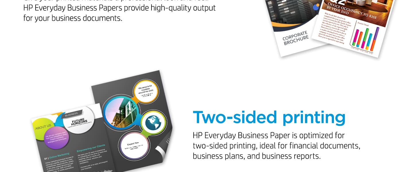 two-sided duplex business printing paper