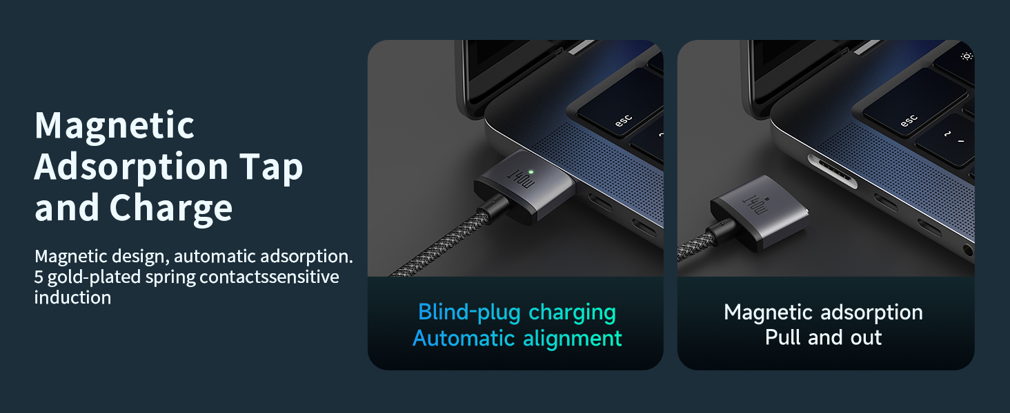 USB C to Magnetic 3 cable 140W USB C to Mag safe 3 cable 6ft charger adapter power