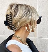 LILIEBE 4.8' Extra Large Hair Claw Clips for Long Thick Hair, Strong Hold Big Banana Clips Hair f...