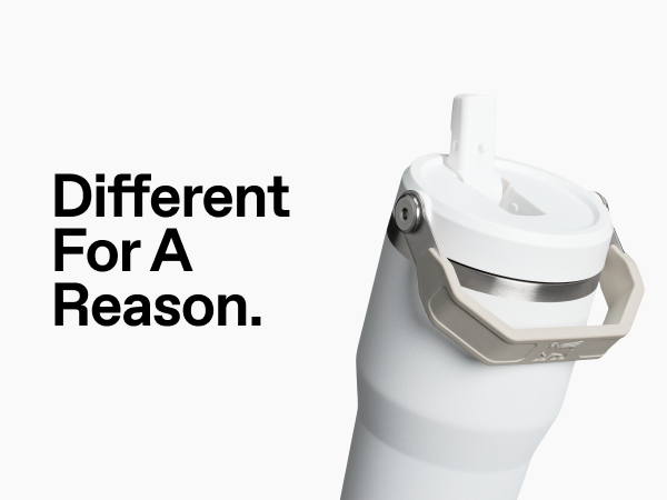 Different for a reason. Iceflow Flip Straw Tumbler