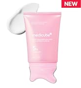 medicube PDRN Collagen Gua Sha Neck Wrinkle Cream | Built-In Gua Sha Massager with Volufiline 5% ...