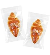 RONSBILL 400 PCS Thick 3.2Mil 4x7 Inches Clear Self Sealing Cellophane Bags Cookie Bags Self Adhe...